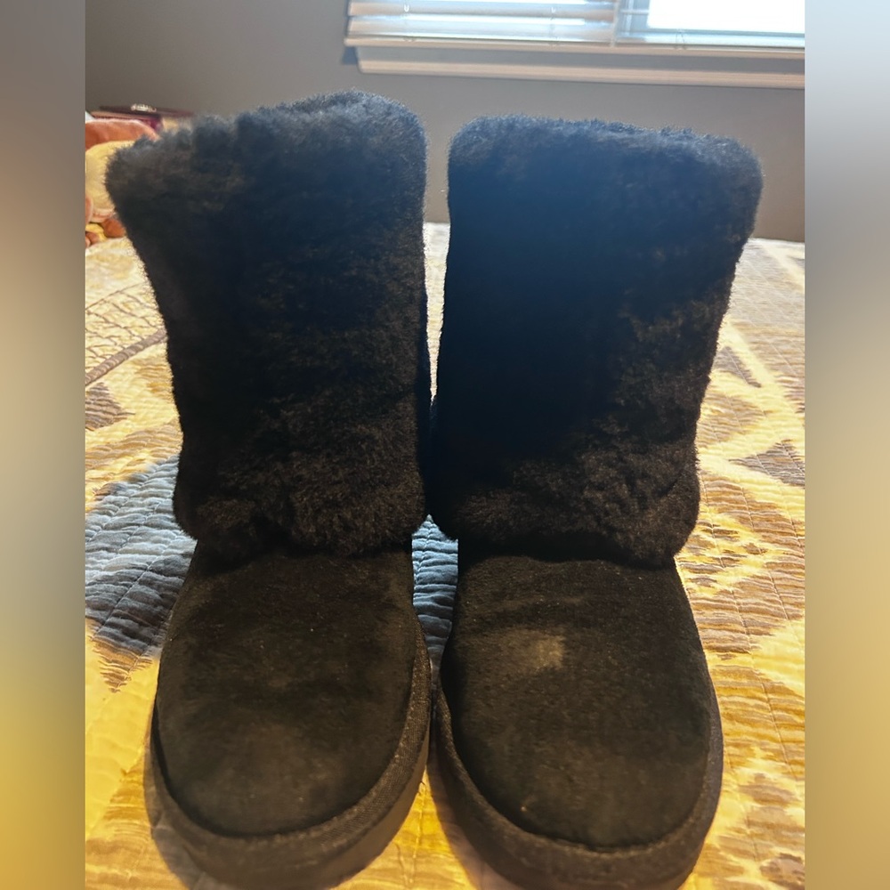 UGG Black Shearling Boots